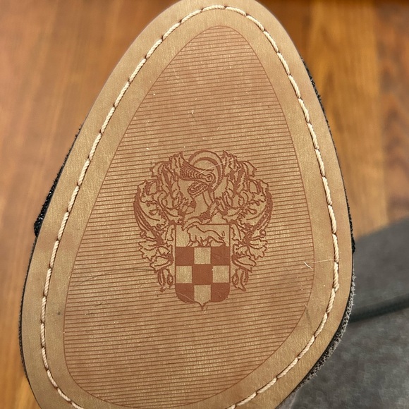 Vince Camuto Heeled Boots with Glittery Toe Caps - Picture 10 of 12